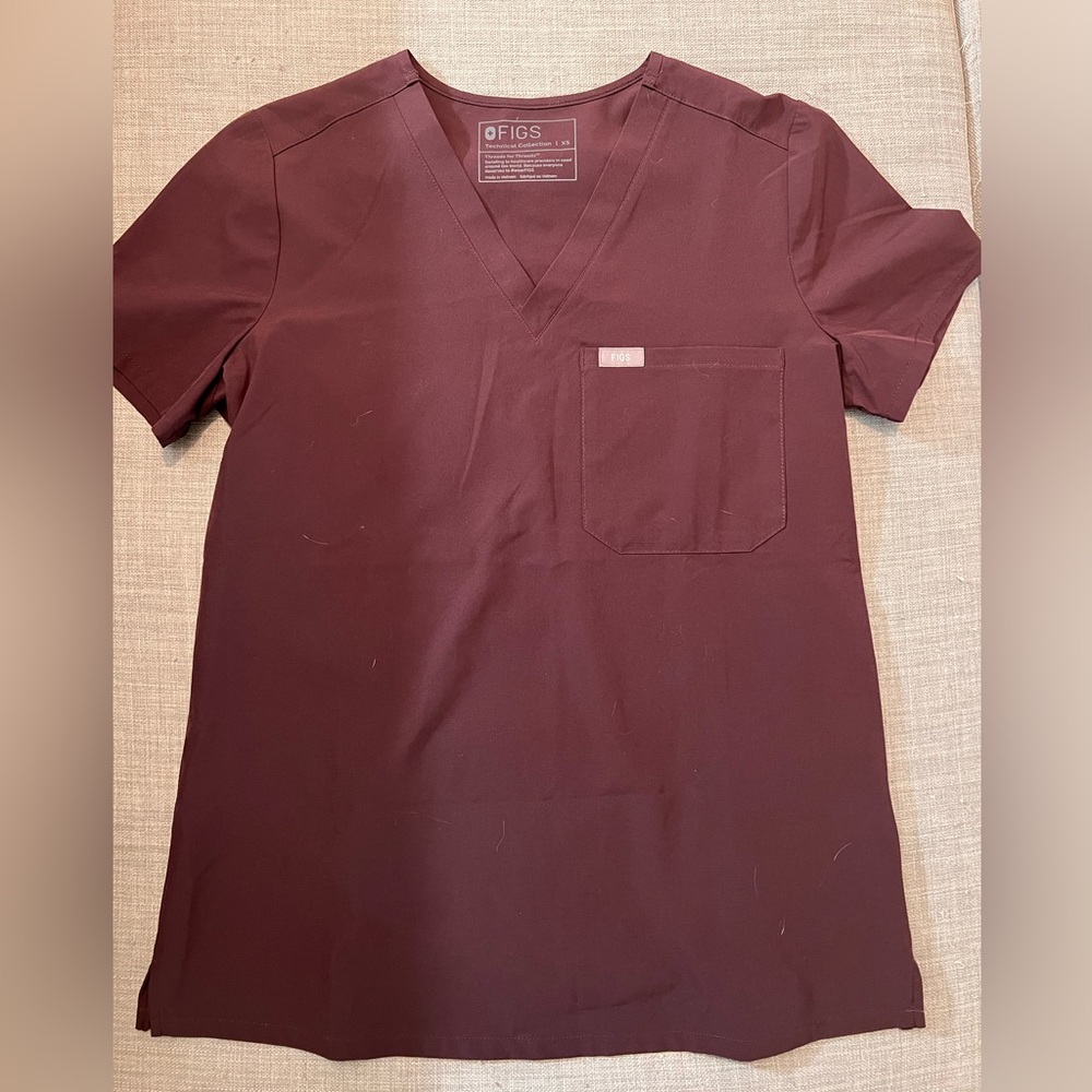 FIGS Women Catarina One-Pocket Scrub Top XS